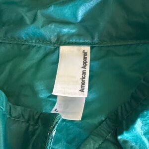 American apparel Emergency, lightweight rain jacket size large